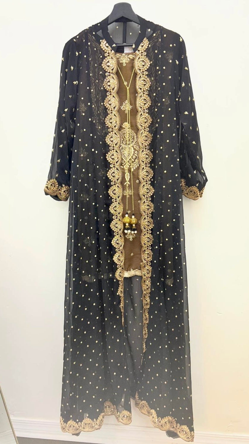 Black Gold Coat Suit