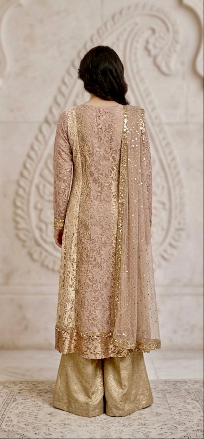Rose Gold Net Suit