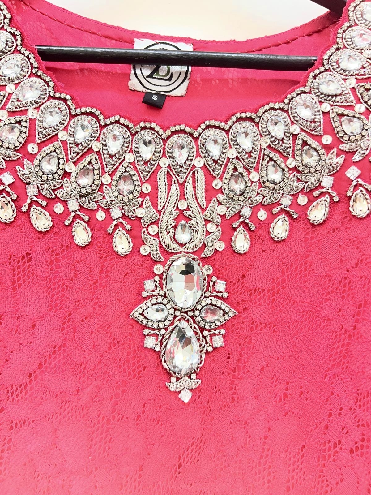 Hot Pink Frock Suit
