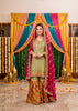 Olive Green Gharara Suit