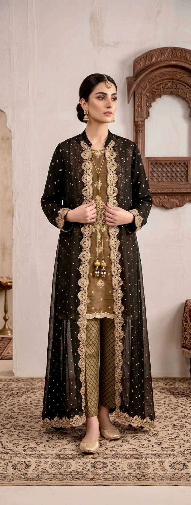 Black Gold Coat Suit