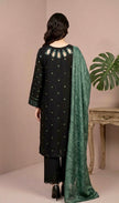 Black Cotton Silk Suit