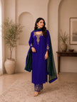 Purple Green Suit