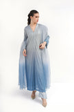 Blue Gradient Shimmer Shalwar Kameez