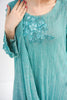 Sea Green Saree Style Shalwar Kameez