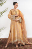 Peach Gold Shalwar Kameez