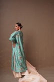 Mint Blue Raw Silk Suit