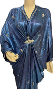 Metallic Blue Kaftan
