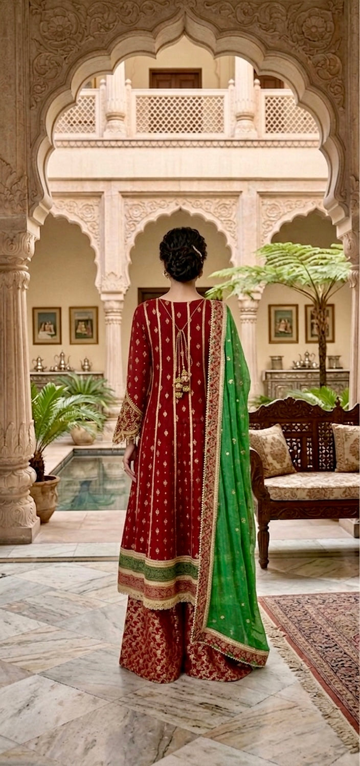 Red & Green Suit