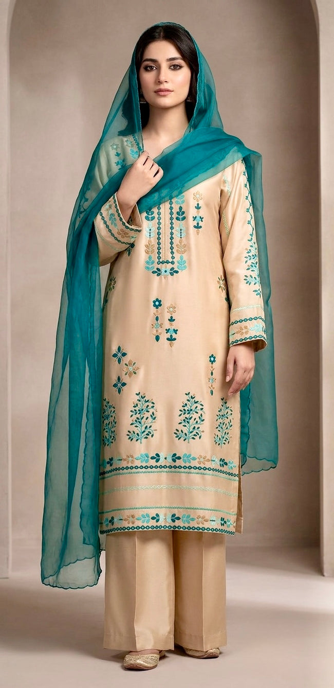 Golden Silk Suit