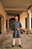 Grey Shalwar Kameez