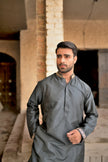 Grey Shalwar Kameez