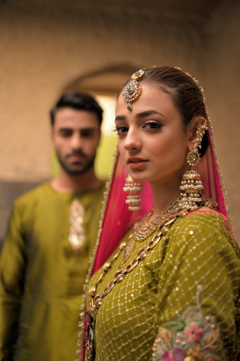 Multicolor 3-Piece Lehenga