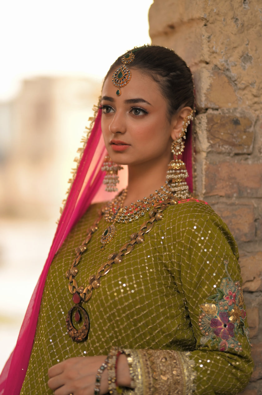 Multicolor 3-Piece Lehenga