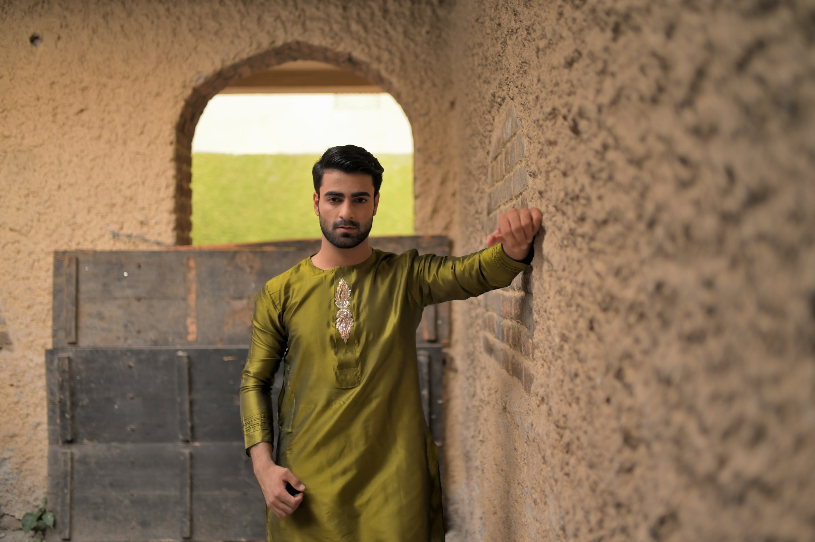 Green Shalwar Kameez