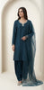 Blue Silk Suit