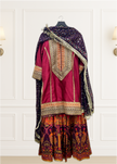 Magenta Gharara Suit