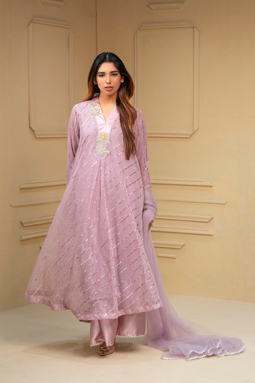 Purple Shalwar Kameez