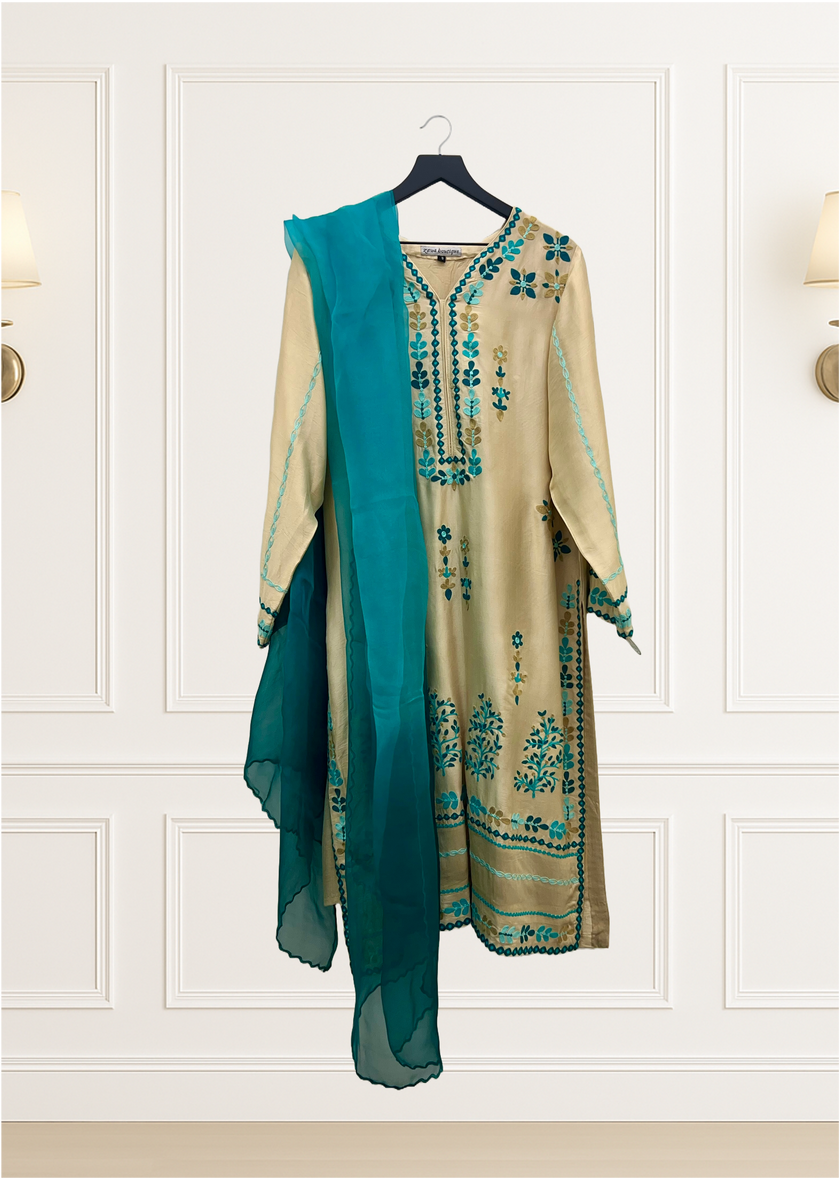 Golden Silk Suit