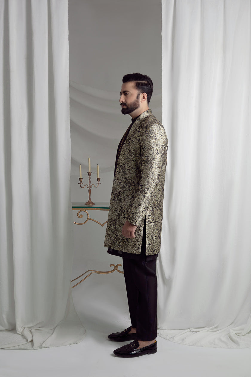 Black and Gold Prince Coat