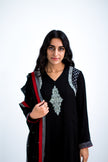 Black A-line Shalwar Kameez