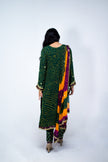 Green Tassel Detail Chunri Shalwar Kameez