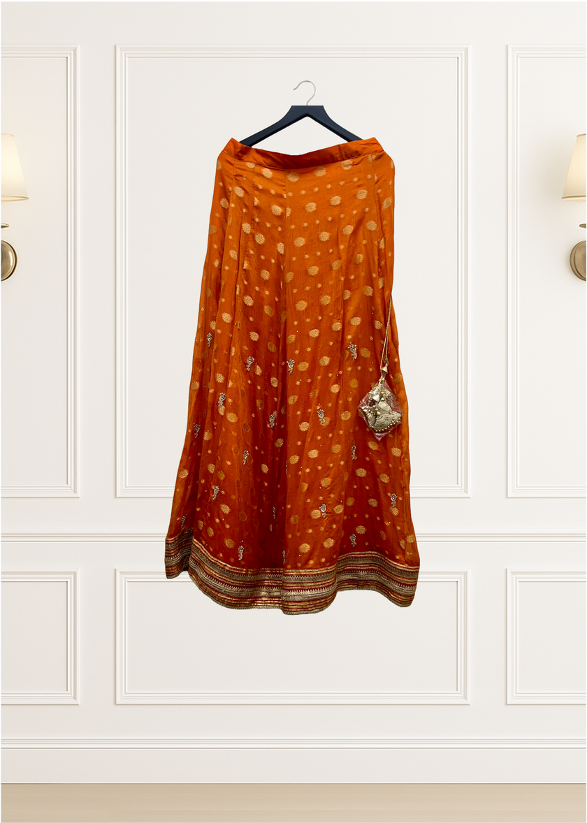 Orange & Maroon Suit