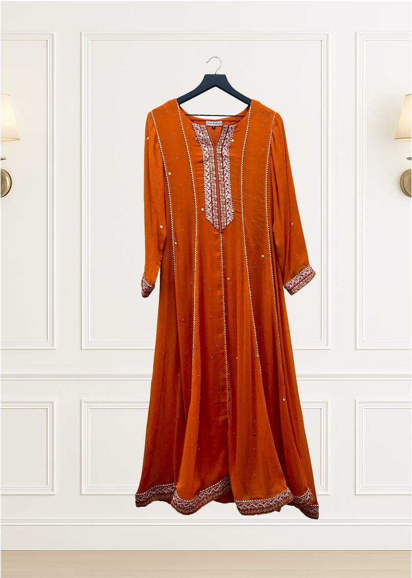 Orange Chunri Suit