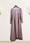 Purple Front Open Suit