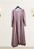 Purple Front Open Suit