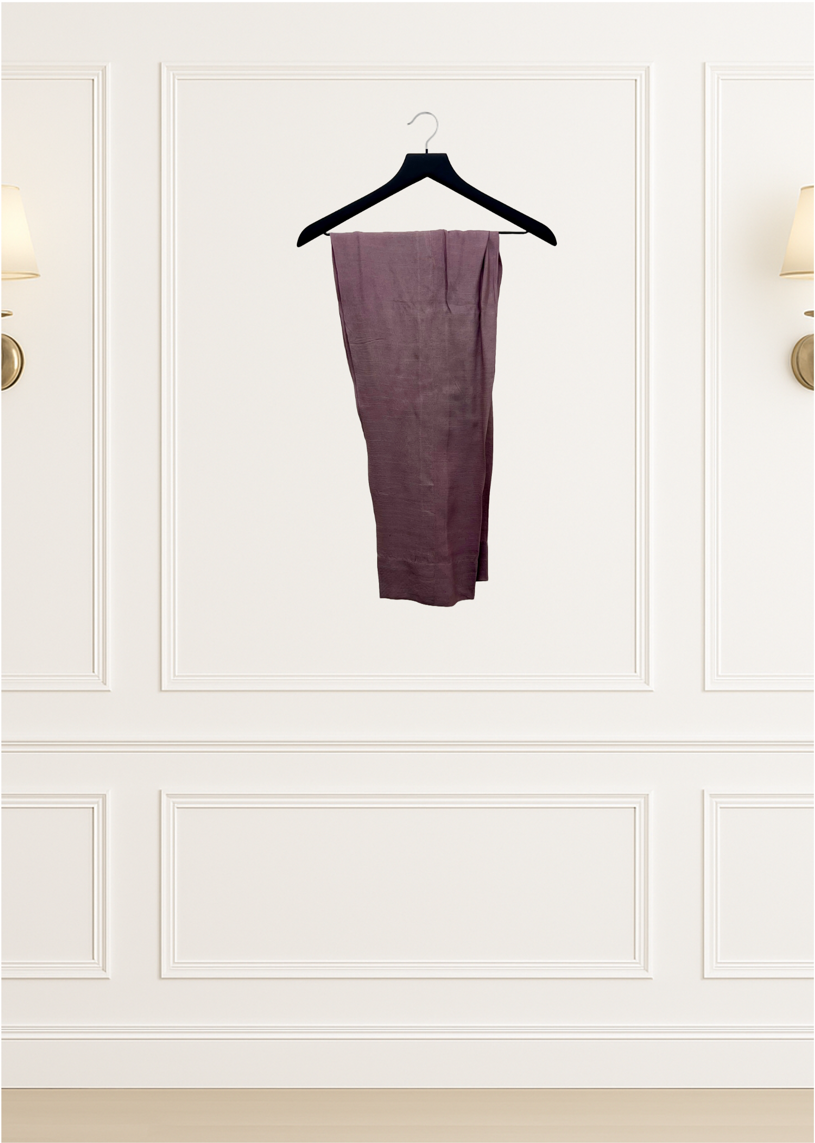 Purple Front Open Suit