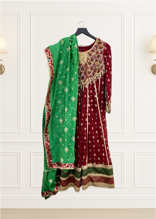 Red & Green Suit
